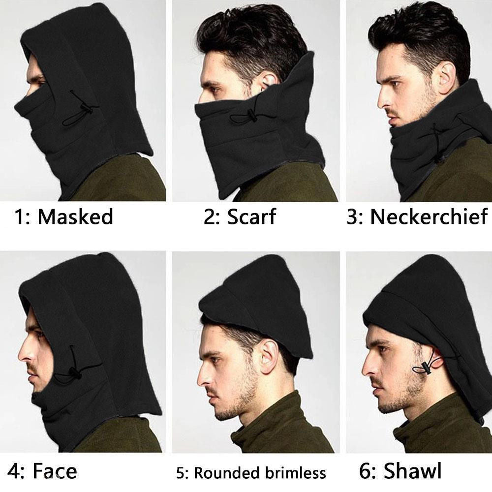Windproof Fleece Balaclava Mask for Kids and Adults - Winter Ski & Cold Weather Face Cover