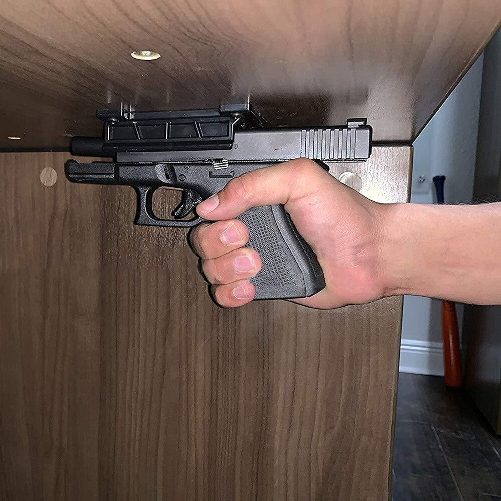 Magnetic Gun Mount Holster for Vehicle & Home Concealed Carry Flat Top Pistols