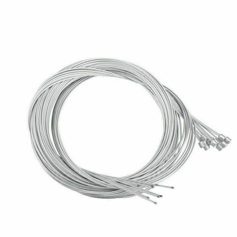 10 Pcs Bicycle Brake & Shift Inner Cables - Steel Replacement for Mountain & Road Bikes