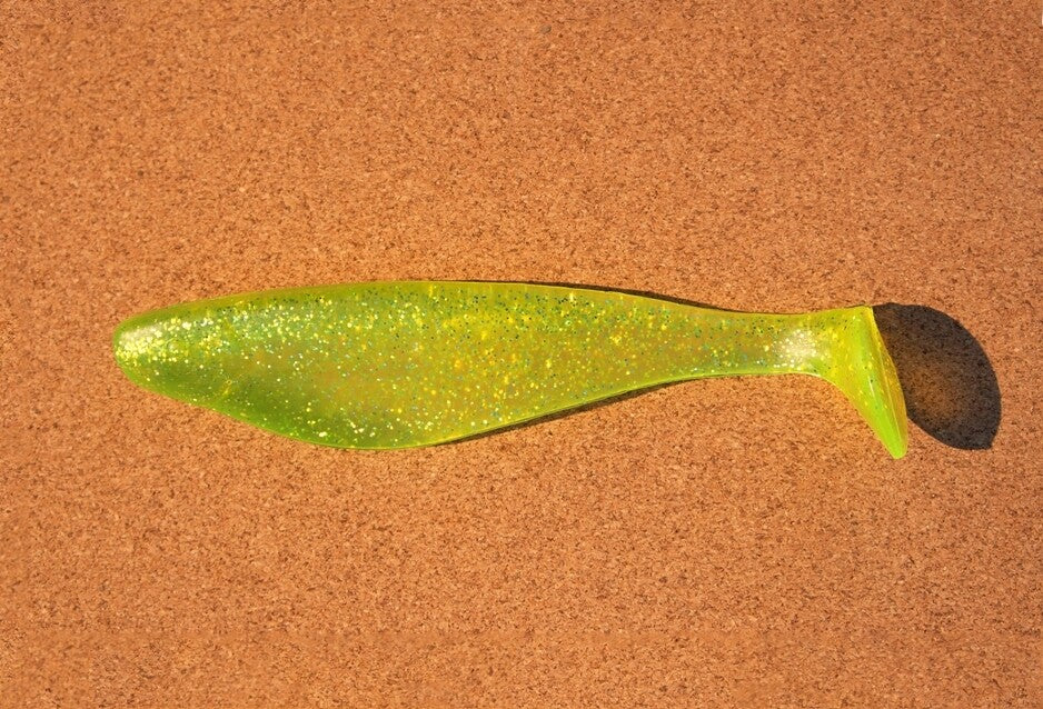 6-Inch Soft Plastic Shad Baits for Fishing - Multiple Colors & Quantity Options