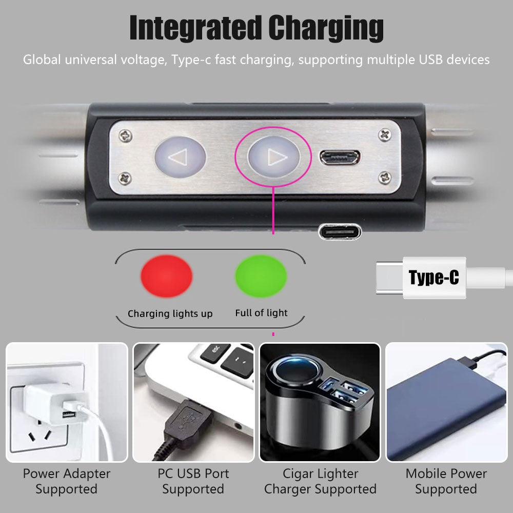 Gemstone Identification LED Flashlight 6-in-1 Jewelry Gem Tester Tool