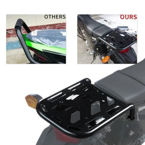 Motorcycle Rear Luggage Rack for Kawasaki KLX230 2020-2024 - Heavy-Duty Steel