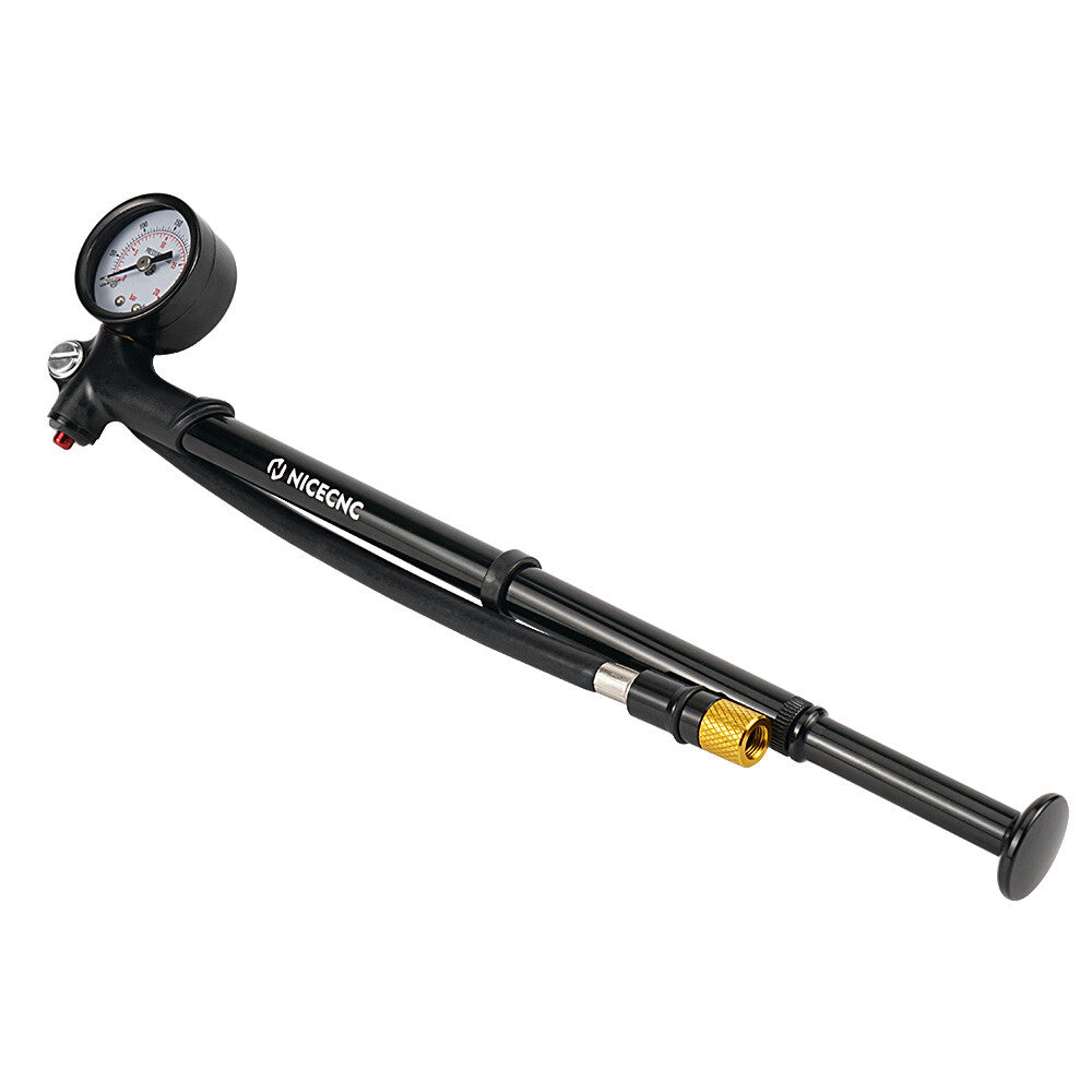 Bike Suspension Air Pump 300psi for Motorcycle & Bicycle Shock Adjustment