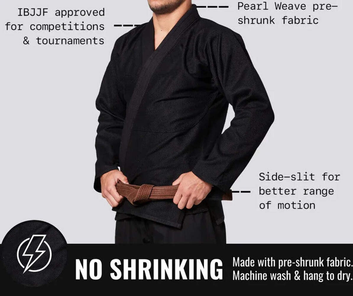 Kids Brazilian Jiu Jitsu Gi Uniform with Free Belt - Martial Sports Essential