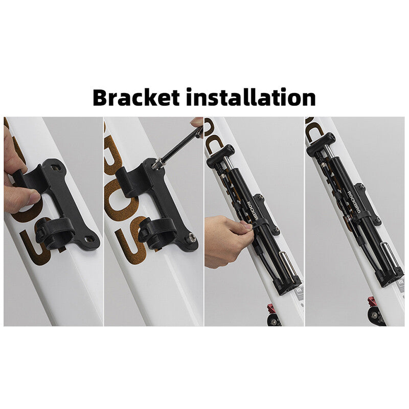 Mini Portable Bicycle Pump with High Pressure 8.3Bar Hand Inflator for Bike