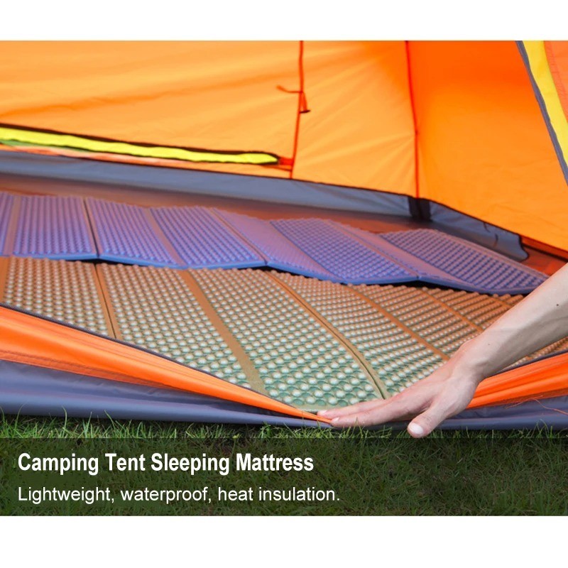 Ultralight Waterproof Camping Sleeping Pad Foam Mattress for Hiking and Outdoors