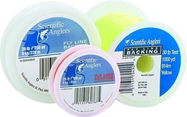 Fly Line Backing 20lb 100 Yards Dacron Orange for Fly Fishing