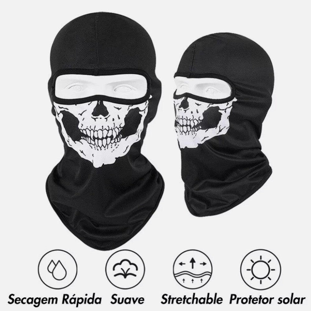 Full Face Balaclava Mask Skull Ghost Headwear for Sports Halloween