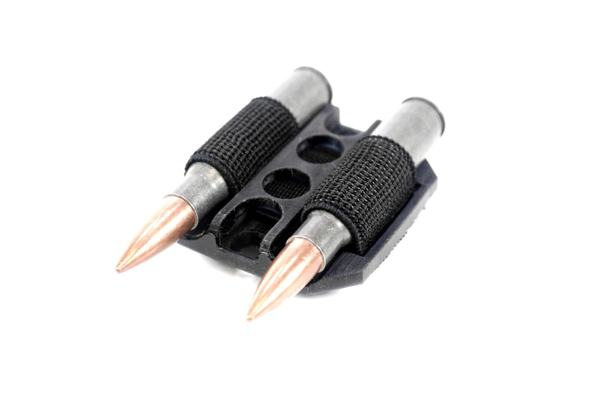 Multi-Caliber 2-Round Holder for & Rail Systems