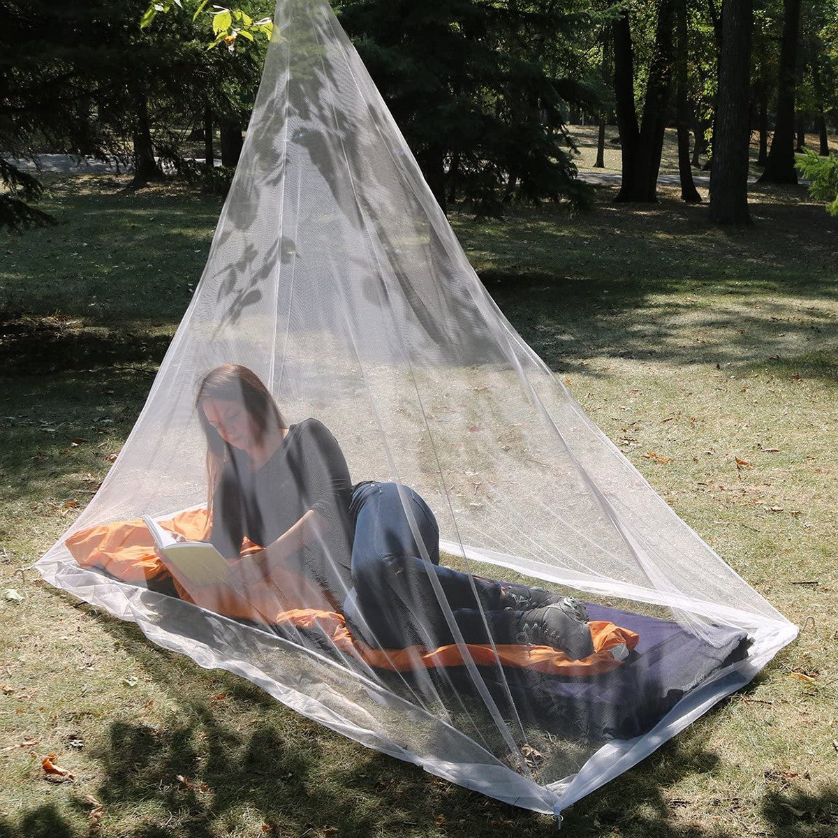 Camping Mosquito Netting 48x72 Polyester Insect Screen for Outdoors
