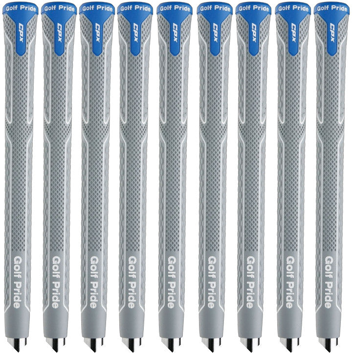 Golf Pride CPX Golf Club Grips Midsize Jumbo & Undersize Blue Gray