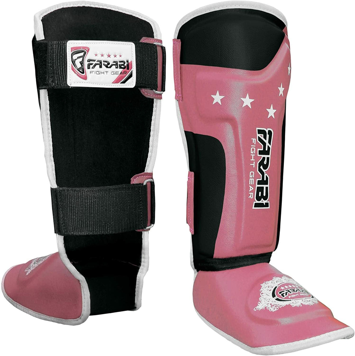 Junior Boxing Shin Instep Guard with Gel Padding Kids Training Protective Gear