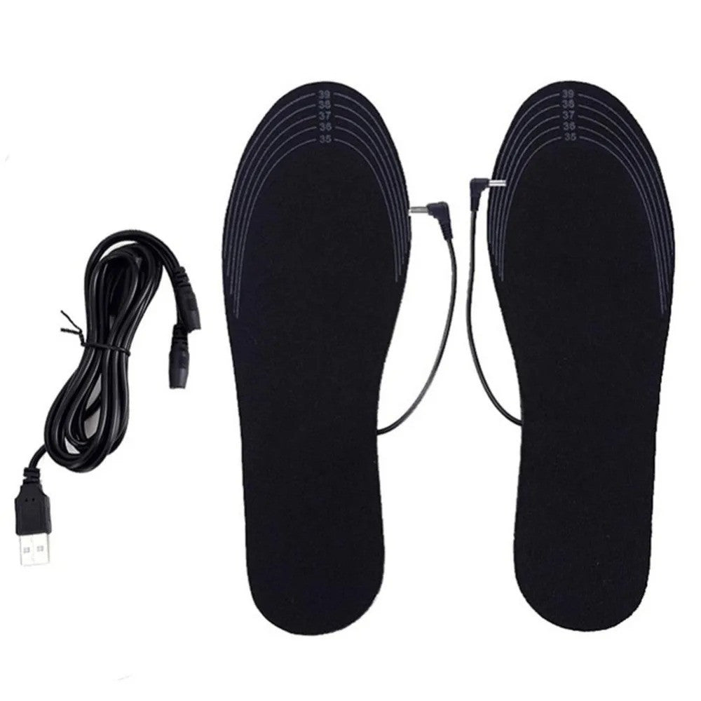 USB Heated Foot Warmer Insoles for Winter Shoe Comfort Men Women