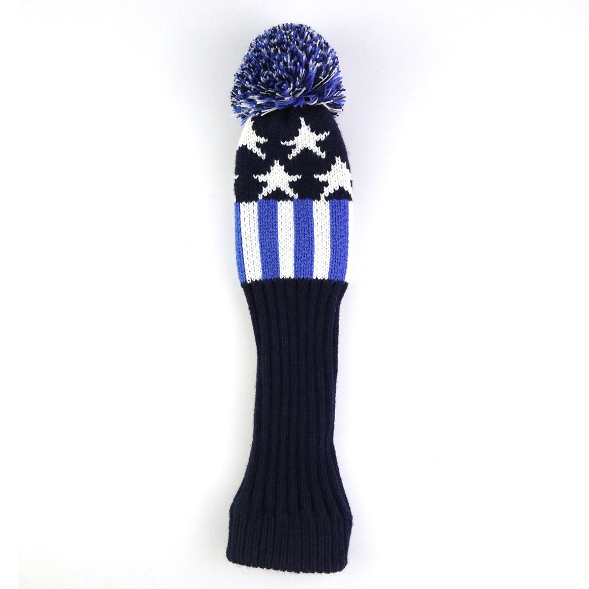 3-Piece Knitted Golf Club Head Cover Set for Fairway Woods & Drivers