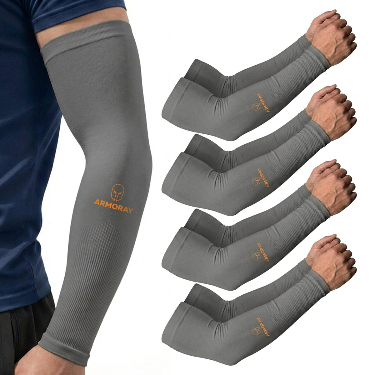 Tattoo Cover Up Arm Sleeves for Men & Women - UV Protection & Compression