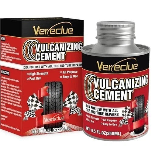 Heavy Duty Tire Repair Cement Glue 8.5Oz for Car Motorcycle Bicycle