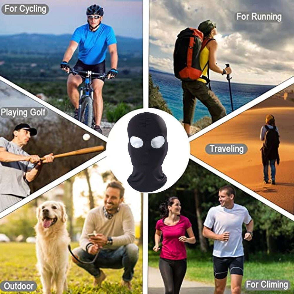 2-Hole Full Face Mask for Cycling Ski Fishing Men Women Unisex