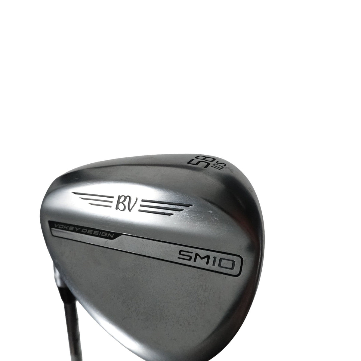 Golf Wedge - Titleist Vokey SM10 Chrome 58 D 10 S Lob Wedge 35" LH New