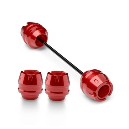 CNC Motorcycle Rear Axle Slider Protectors for Ninja, Z, YZF, Tracer, R Series
