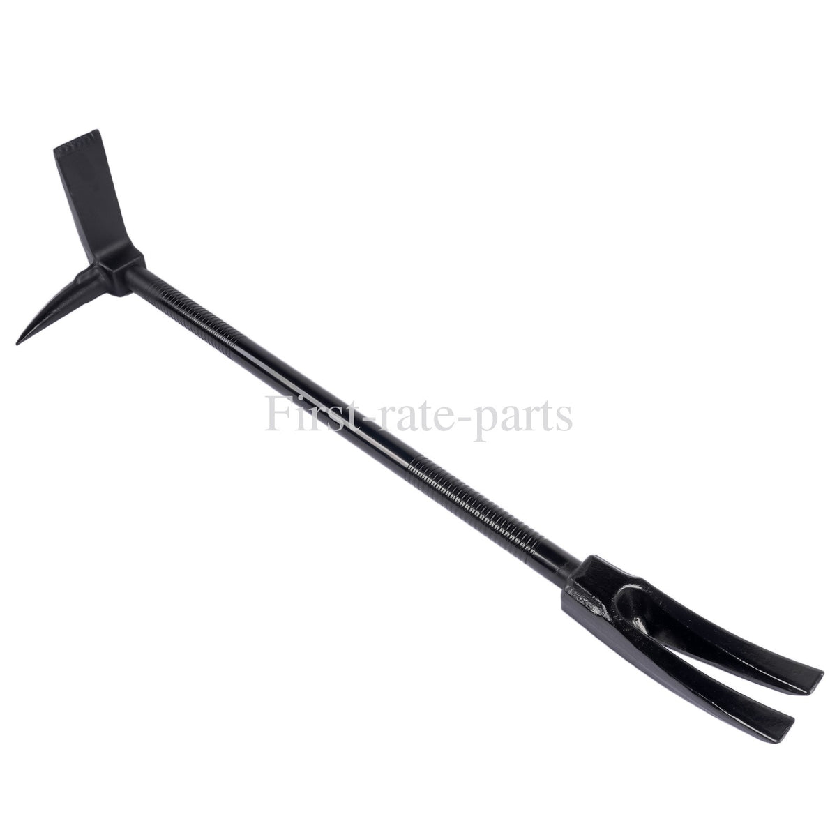 30-Inch Black Breacher Pry Bar - Drop-Forged Steel Fire & Rescue Tool