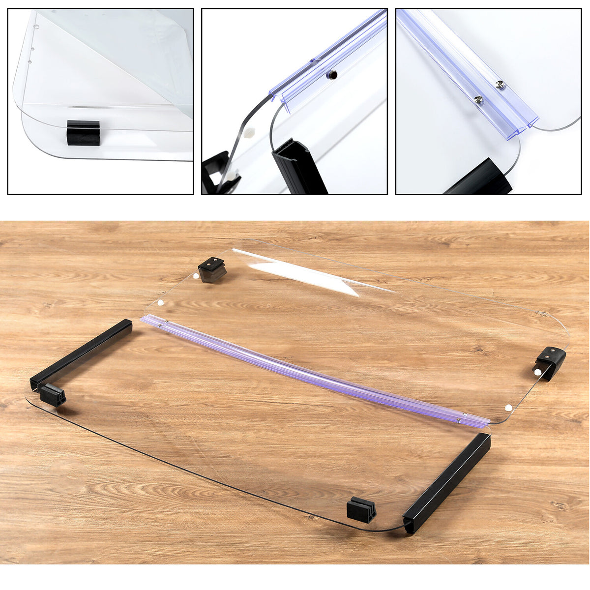 Fold Down Golf Cart Windshield for Yamaha G2 G9 1985-1995 - Clear Plastic Windscreen