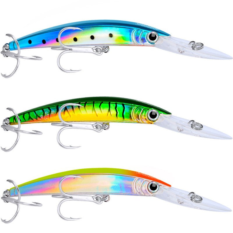 Deep Diver Trolling and Casting Fishing Lures 6.7 Inch Minnow Crankbait Baits
