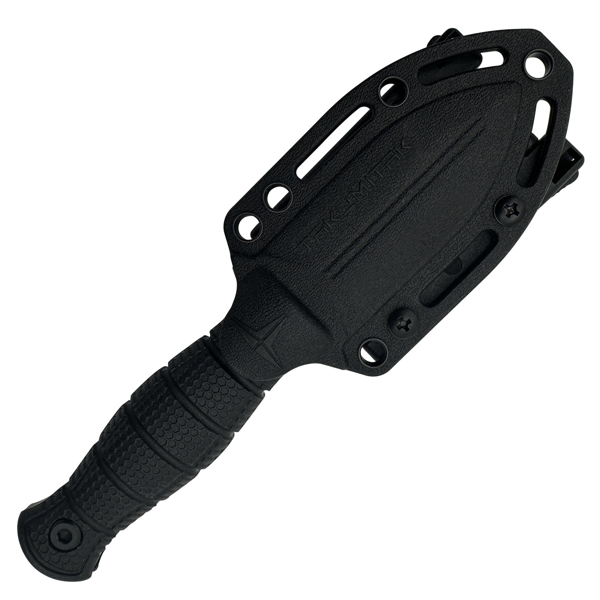 6.5-Inch Full Tang Tactical Fixed Blade Knife with MOLLE Webbing Clip
