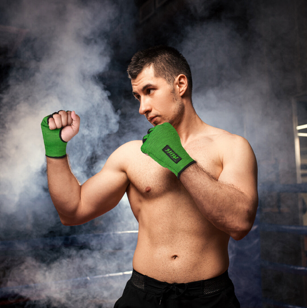 Non-Padded Boxing Inner Gloves Hand Wraps for MMA Kickboxing & Weightlifting