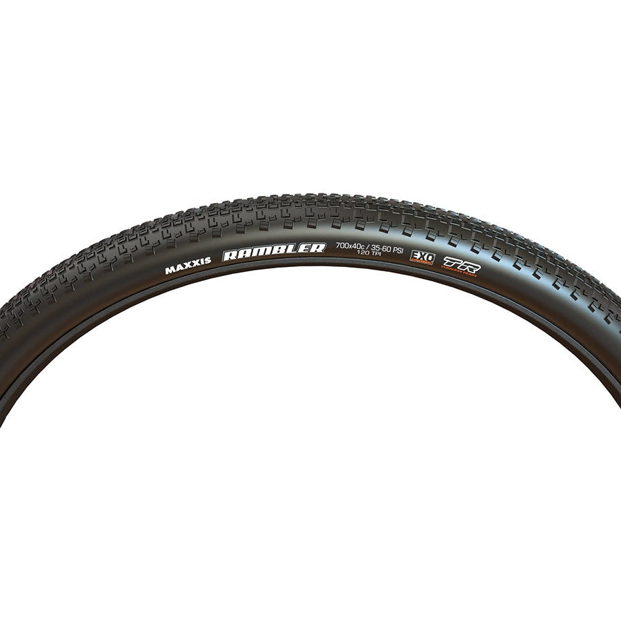 Maxxis Rambler 700x40C Gravel Tire - EXO Sidewall Protection, Lightweight, Fast Rolling