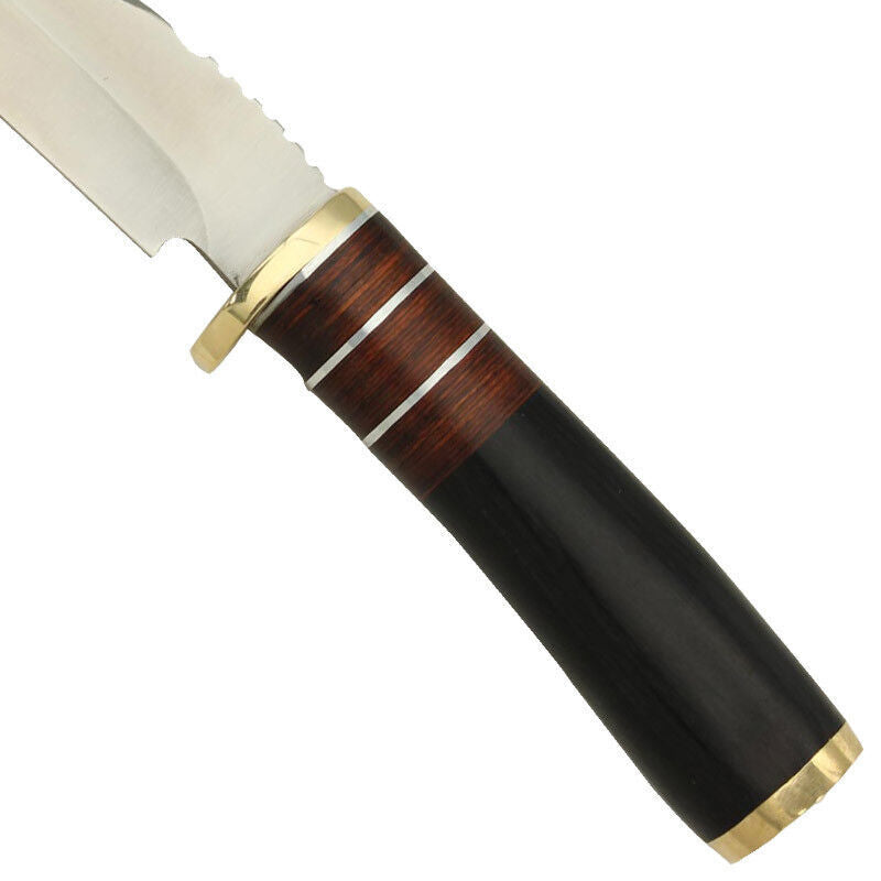 Fixed Blade Hunting Knife with Sheath - Wilderness Skinning Knife