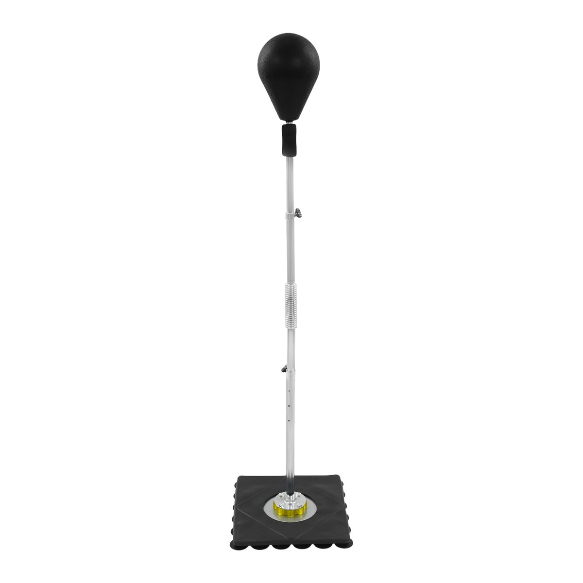Adjustable Height Boxing Punching Bag with Suction Cup Base - Black