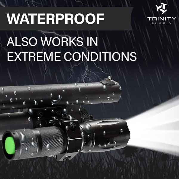 1000 Lumen Tactical Flashlight for Maverick 88 12 Gauge with Mount - Zoomable LED Light