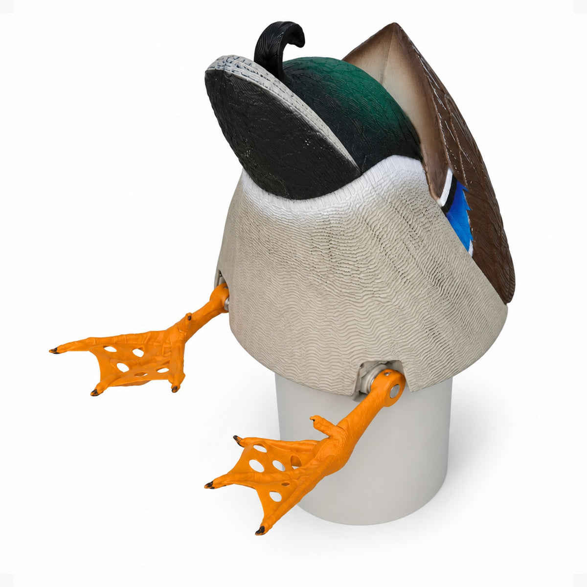 Realistic Mallard Duck Decoy with Motion Kicking Feet for Waterfowl Hunting