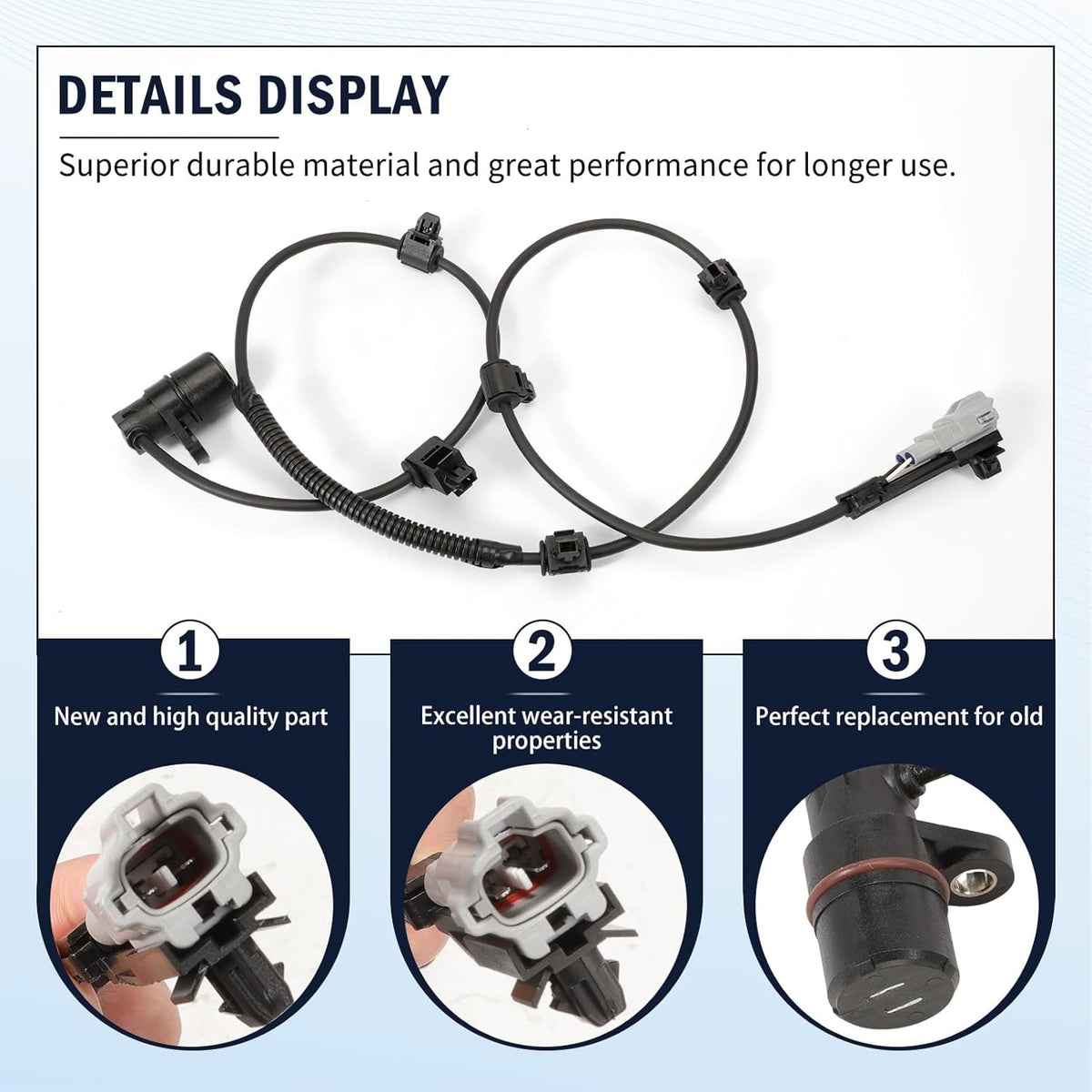 Automotive ABS Wheel Speed Sensor Set for 1996-2002 Toyota 4Runner & Tacoma