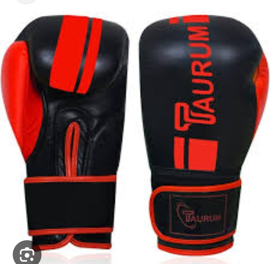 16oz Boxing MMA Gloves Red Black Heavy Bag Training Punch Gloves