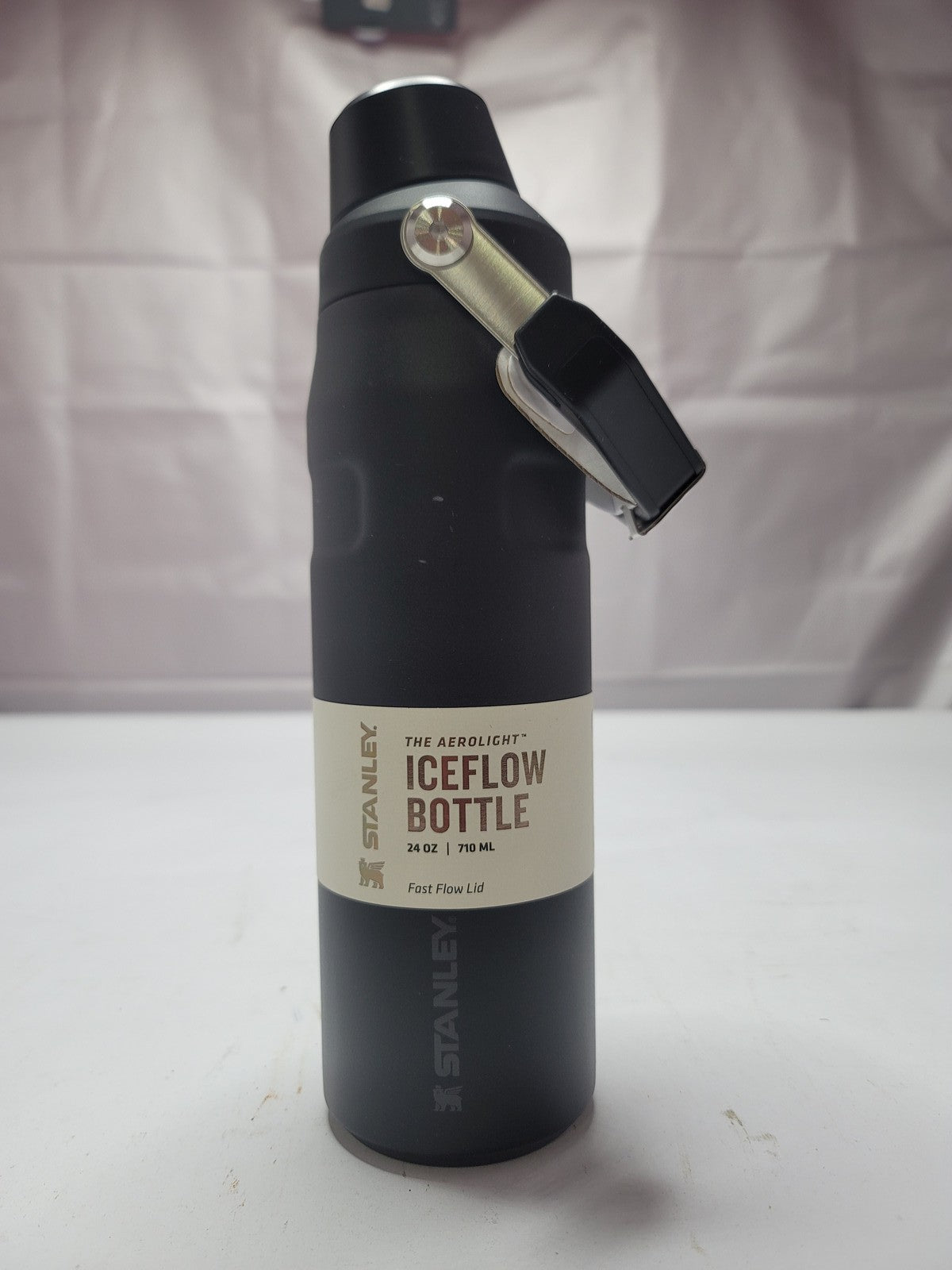 24 Oz Insulated Water Bottle with Angled Spout Lid - Lightweight & Leakproof