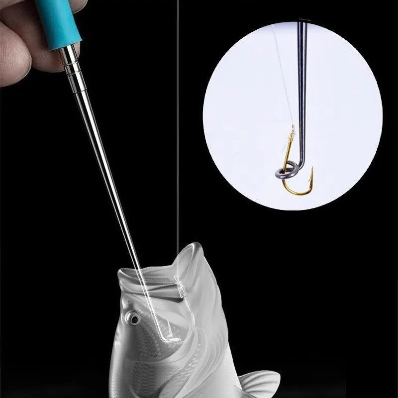 2-Piece Stainless Steel Fish Hook Remover Set - Fish-Friendly & Quick Release