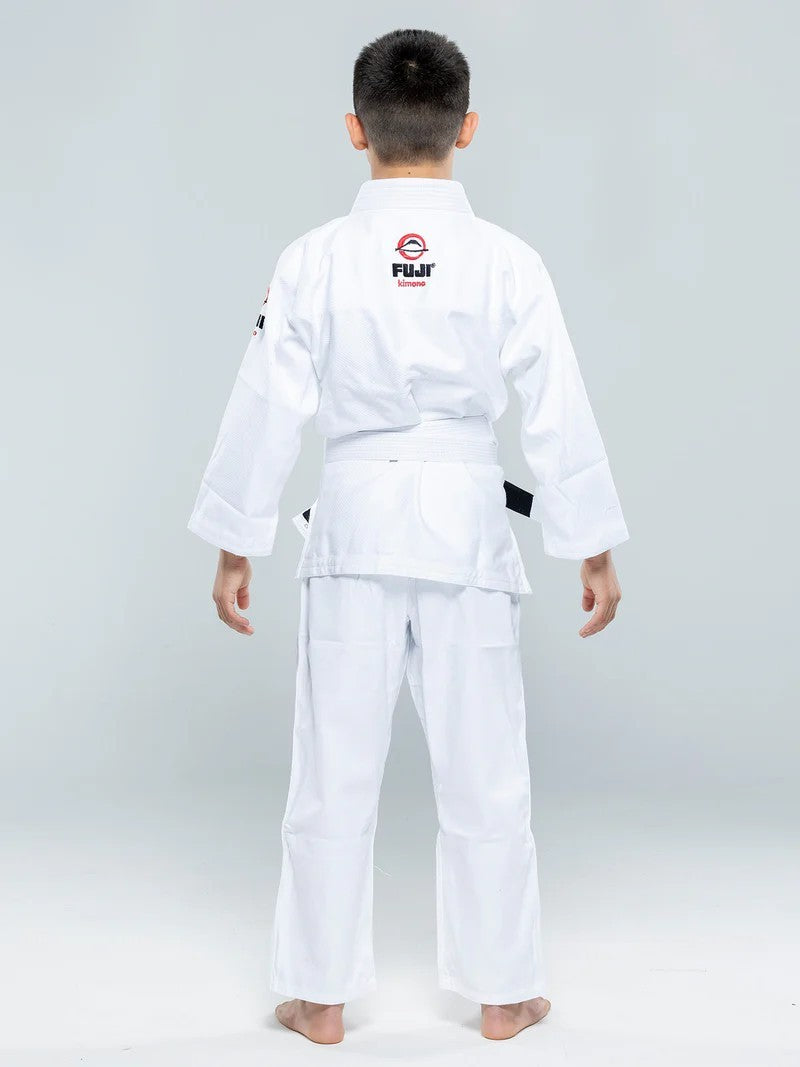 Kids Brazilian Jiu Jitsu Gi - Youth All Around BJJ Uniform, White
