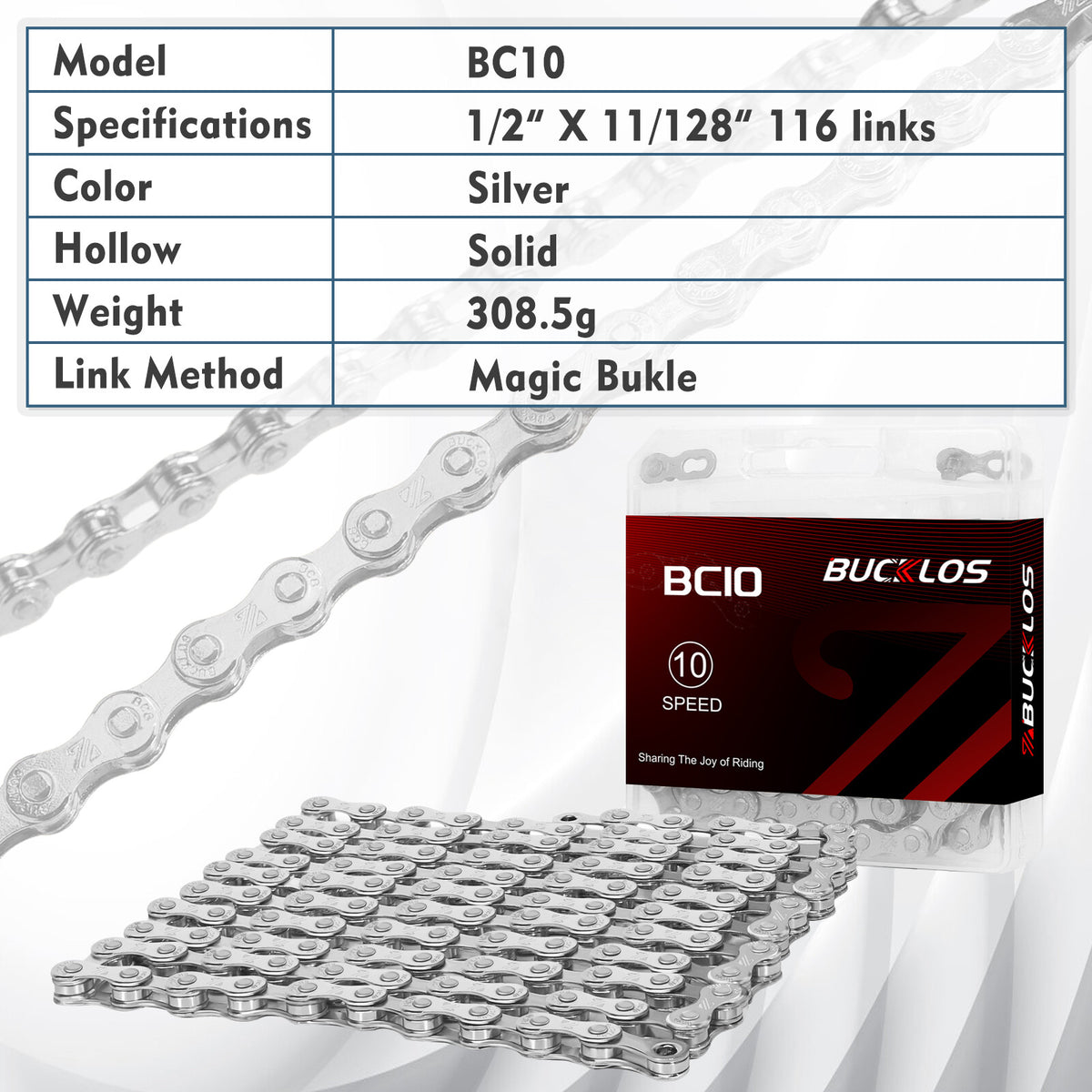 Bike Cassette and Chain Set for Shimano SRAM 8-12 Speed, 11-52T