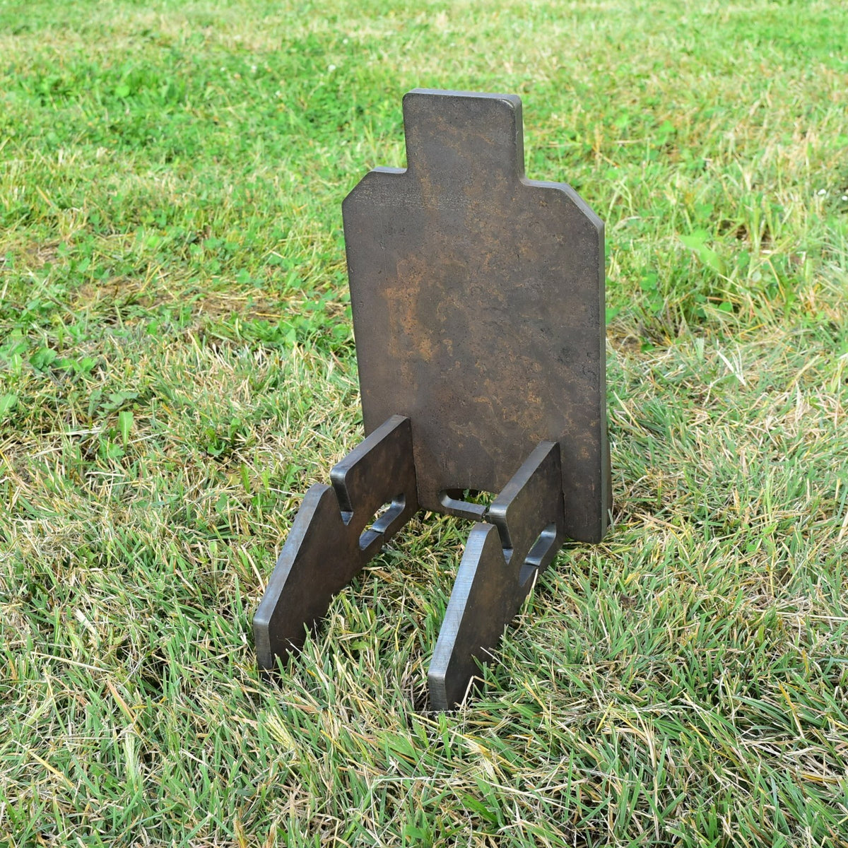 1/2 Inch AR500 Steel Shooting Target with Stand 7x13.5 Inch Durable Range Steel