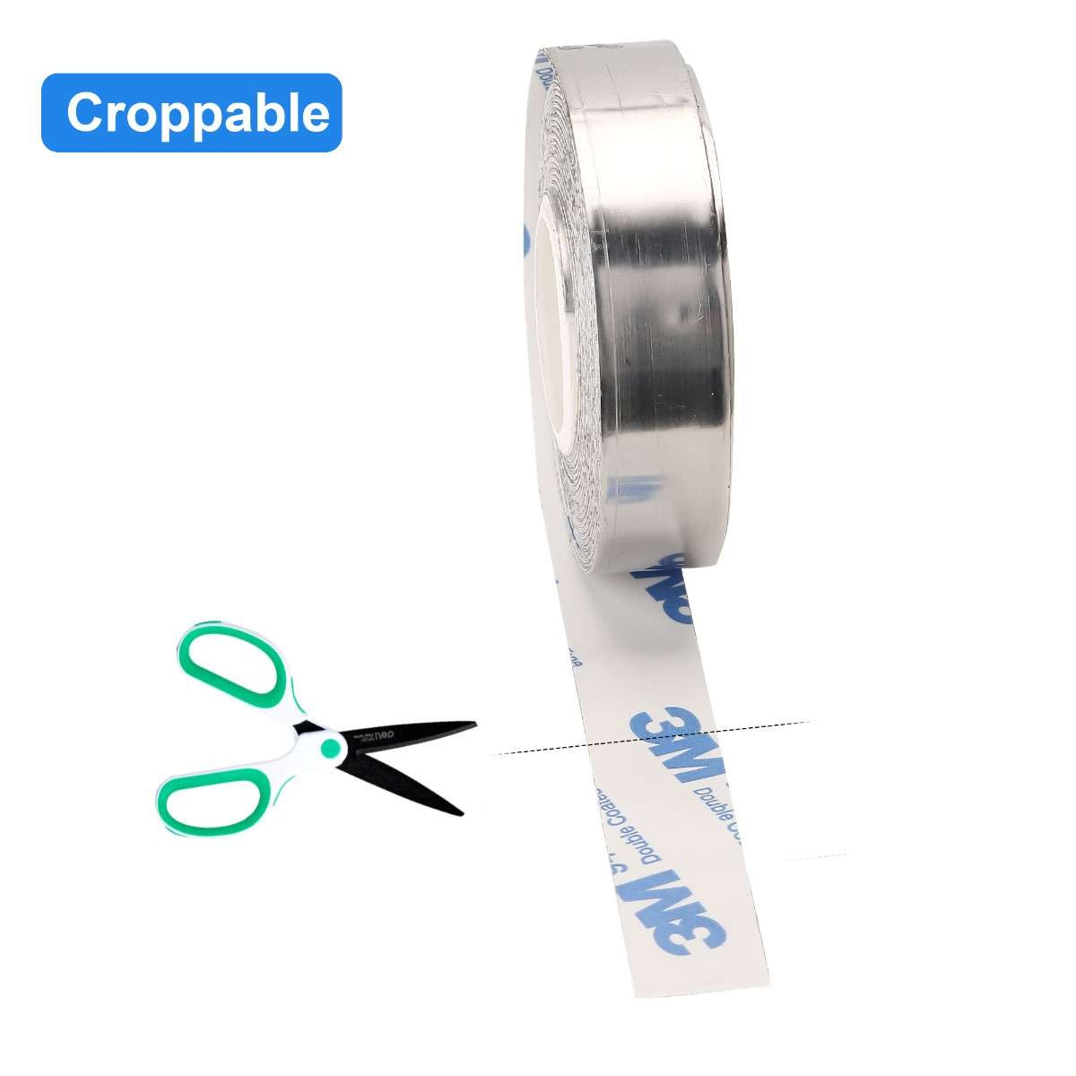 Golf Lead Tape 0.5 Inch x 100 Inch for Club Weight Adjustment Sliver