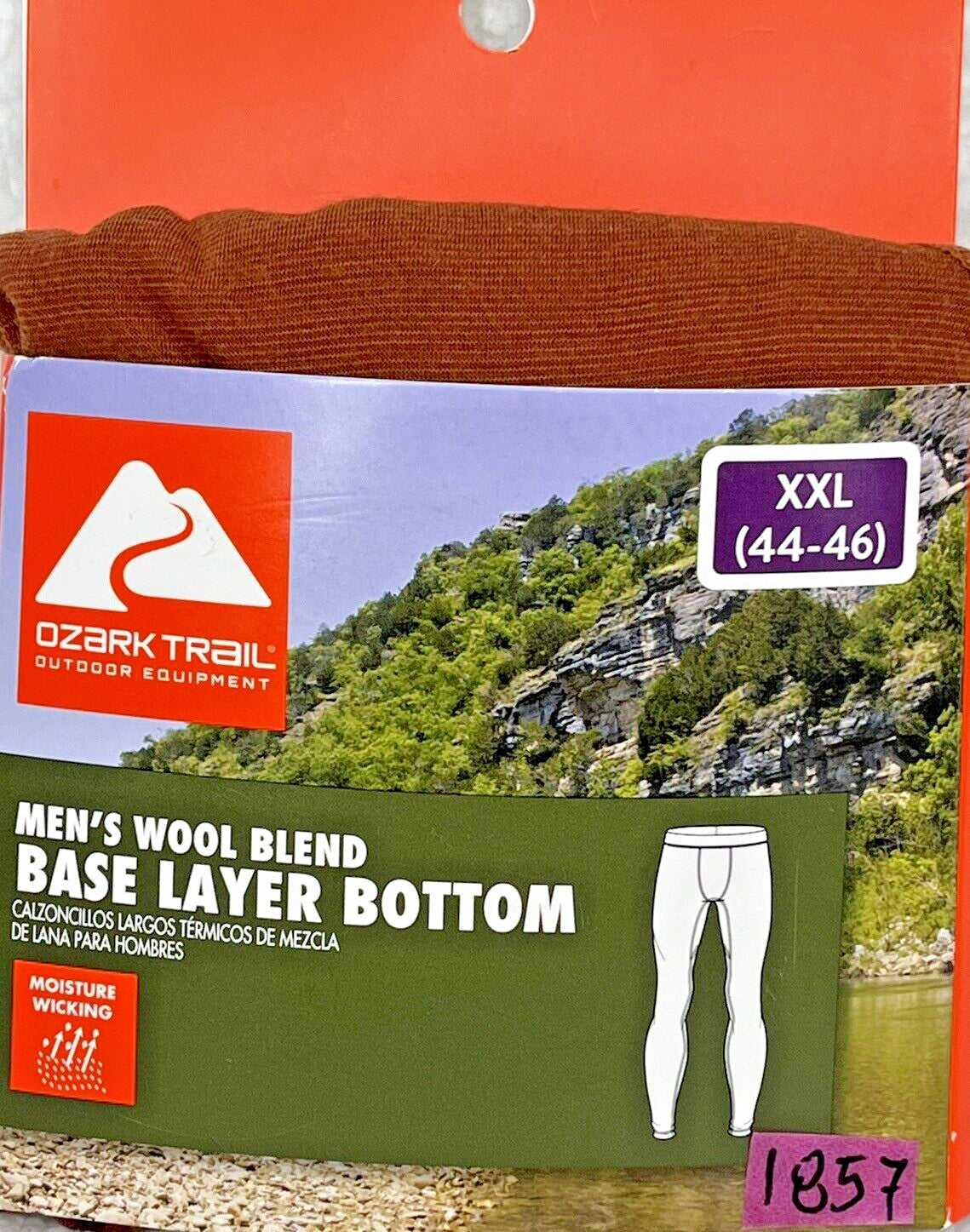 Men's Merino Wool Blend Thermal Bottoms - Base Layer for Winter