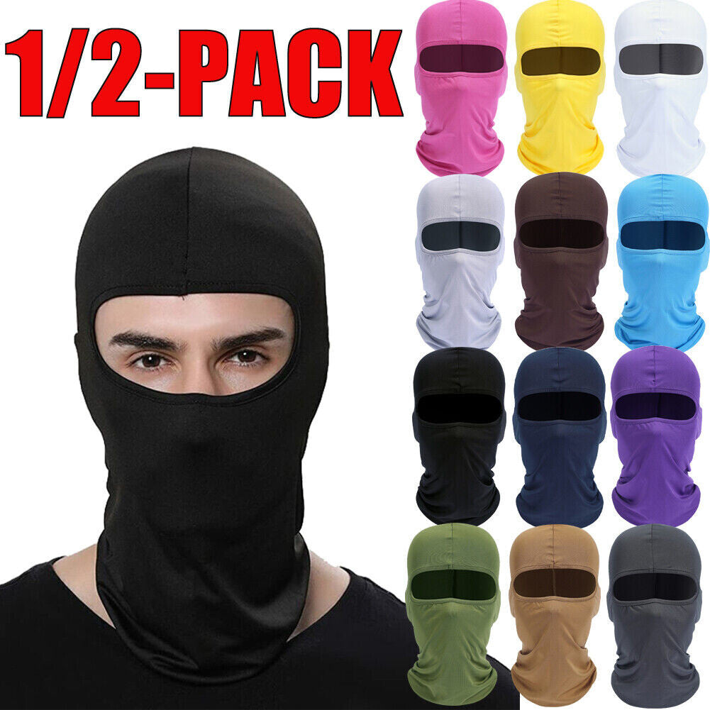 Unisex Full Face Ski Mask Balaclava UV Protection Windproof Breathable