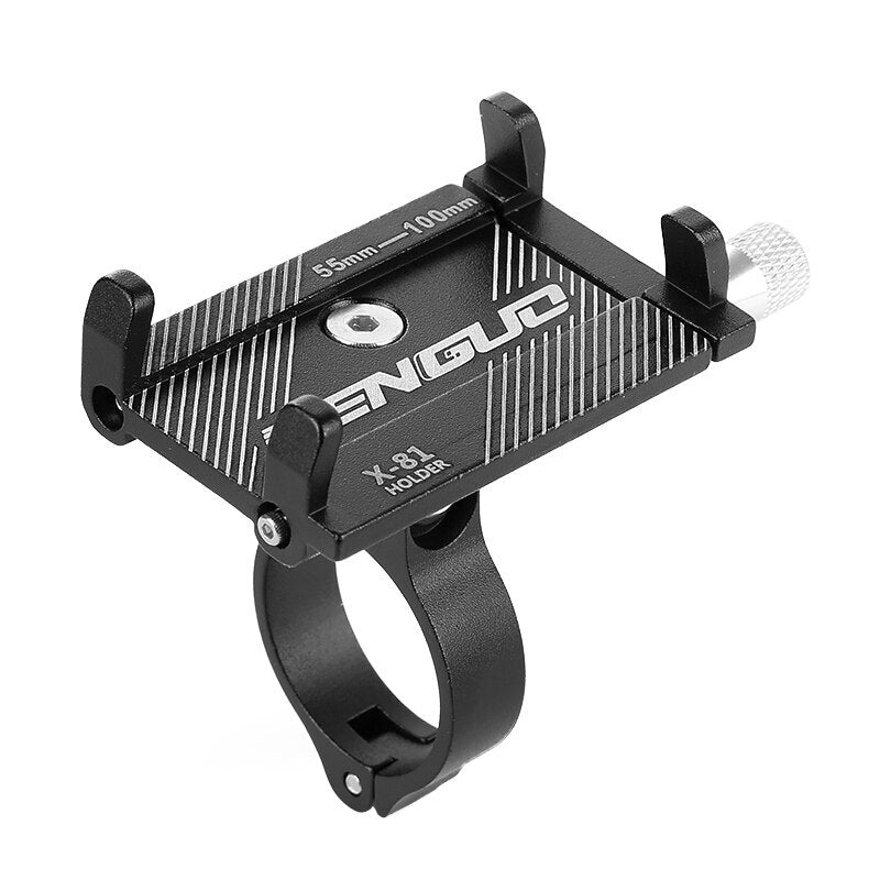 Aluminum Bicycle Phone Mount Handlebar Holder GPS Cell Phone Clamp
