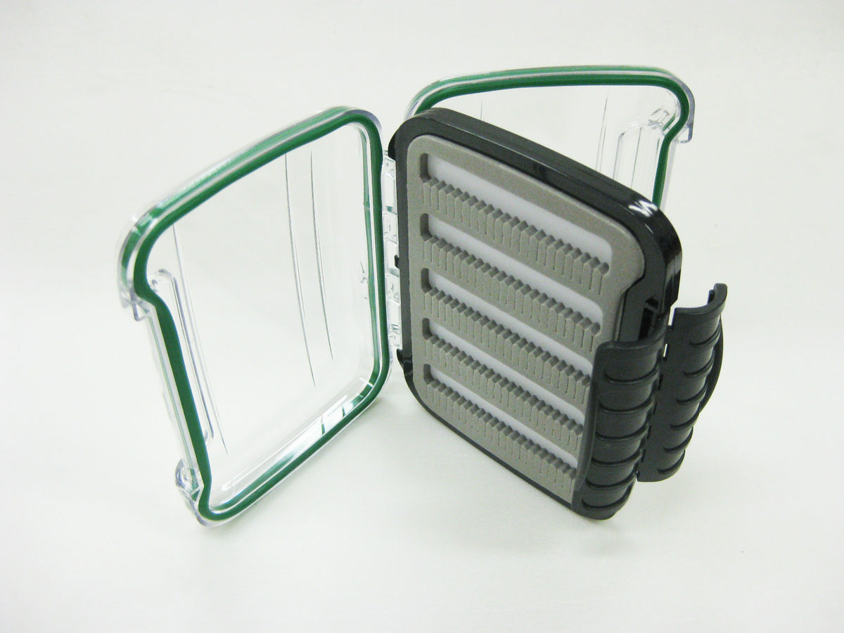 Waterproof Fly Fishing Tackle Box Double Side Foam 4.75x3.75x1.6 inches
