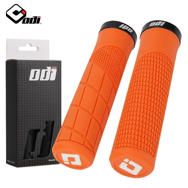 Lock-On Bicycle Handlebar Grips - Anti-Slip MTB BMX Rubber 22.2mm