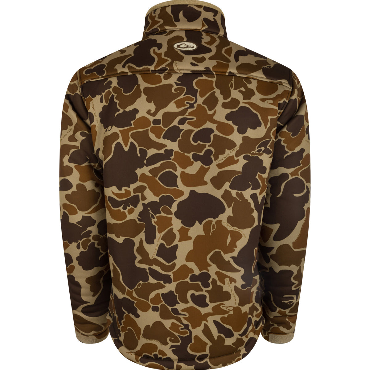 Men's Full Zip Hunting Jacket with Camouflage Pattern - Waterfowl Outerwear