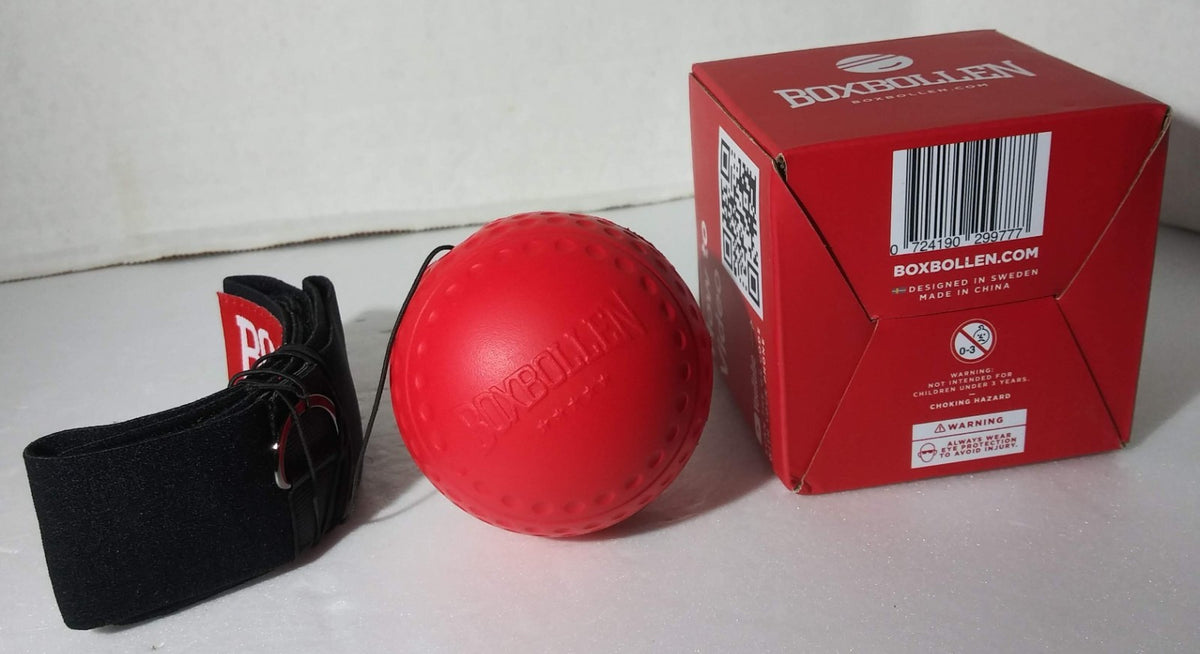 Boxbollen MMA Boxing Target Practice Ball with App - Red