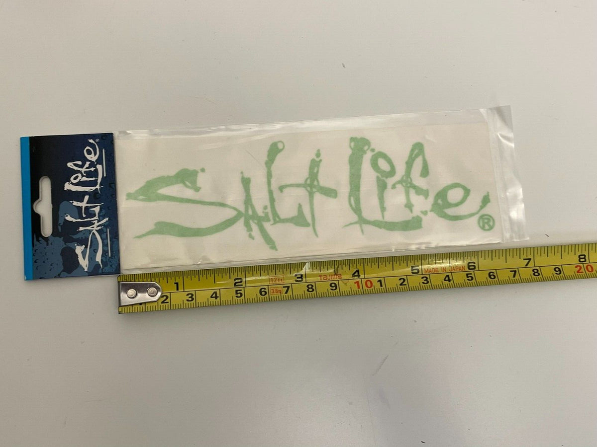 Salt Life Lime Vinyl Decal - 6.5 Inch Surface Mount Sticker for Vehicles & Boats