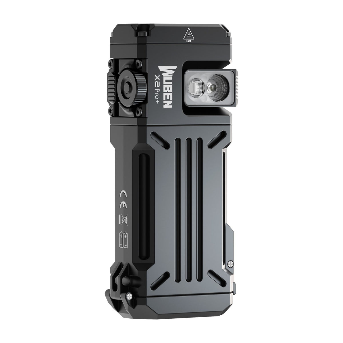 Rechargeable Compact LED Tactical Flashlight - USB-C Portable EDC Light